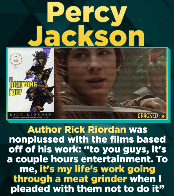 18 Authors Who Deeply Regretted Signing Away The Movie Rights