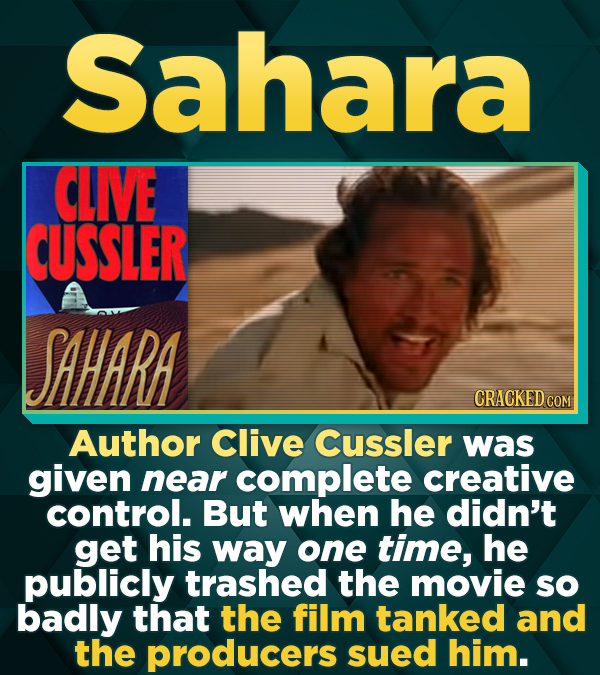 18 Authors Who Deeply Regretted Signing Away The Movie Rights