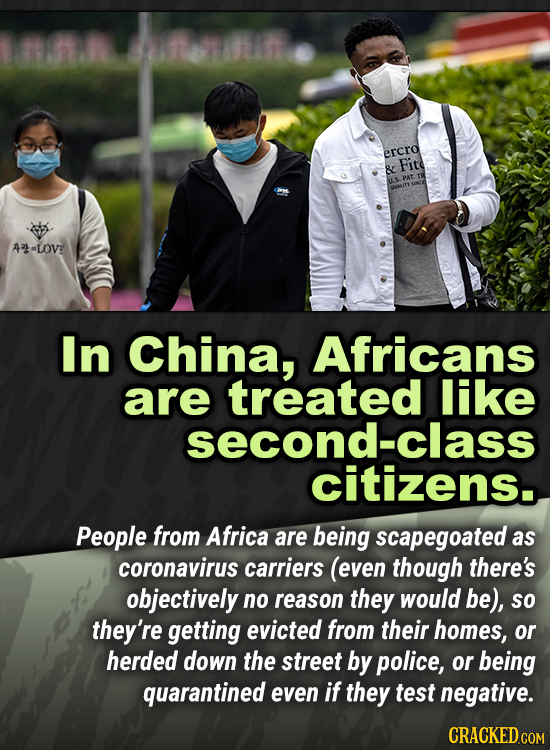 lolalin ercro Fite & U.S PAY A-LOVE In China, Africans are treated like second-class citizens. People from Africa are being scapegoated as coronavirus