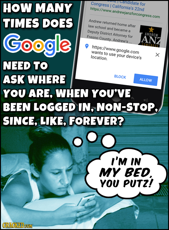 HOW MANY Congress candidate for Icallromia ueresscom https: TIMES DOES Andrew returned law home school after and became Google Deputy District a Attor