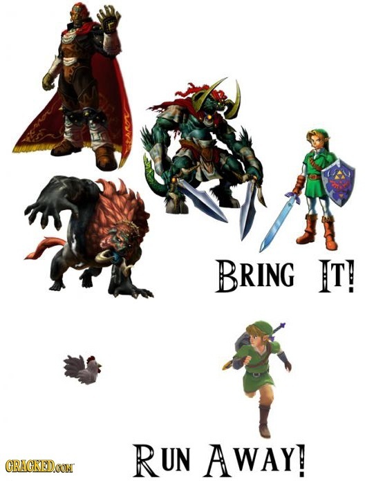 BRING IT! RUN AWAY! CRACKEDOON