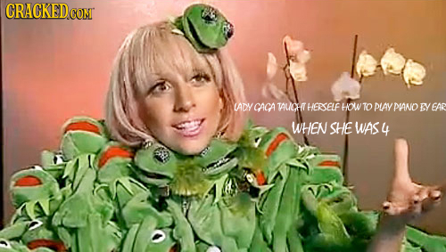 CRACKED co LADY CACA WUCH HERELF HOW TO plAYPIANO BY EAR WHEN SHE WAS 4