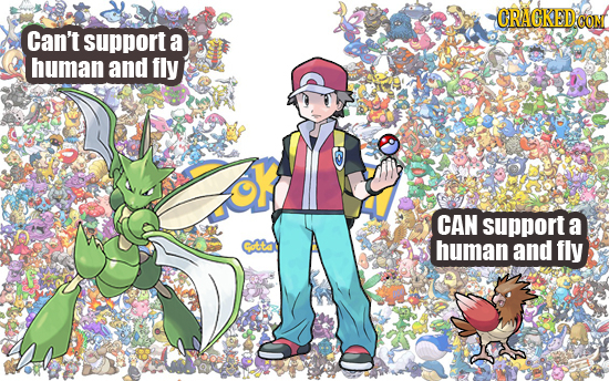 CRACKED. COM Can't support a human and fly CAN support a human and fly