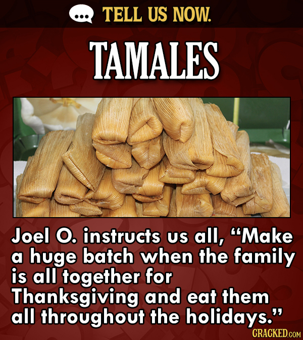 Tell Us Now: What's Your Family's Unique Thanksgiving Dish? 