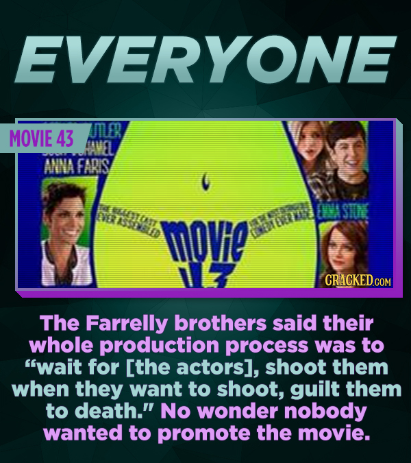 16 Actors Forced, Coaxed, Or Otherwise Hoodwinked Into Performances