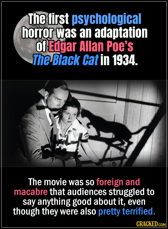 18 Horror Movies That Did It First- The first time Mary Shelley’s Frankenstein hit the big screen was not the 1931 James Whale version, but a short fi