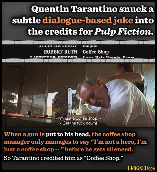 12 Brilliant Jokes Hiding In Movie Credits