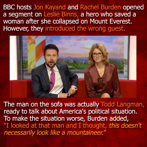 21 Hilariously Cringeworthy Moments From Live TV Shows