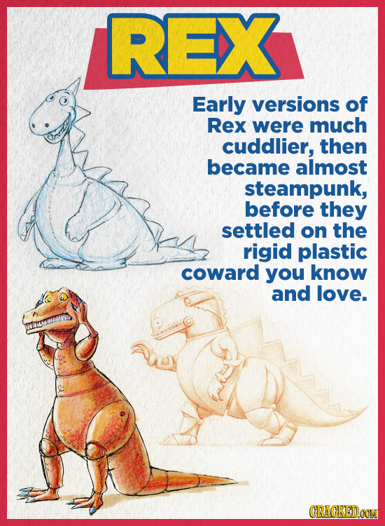 Early Toy Story Concept Art Shows An Evolving Animation Style | Cracked.com