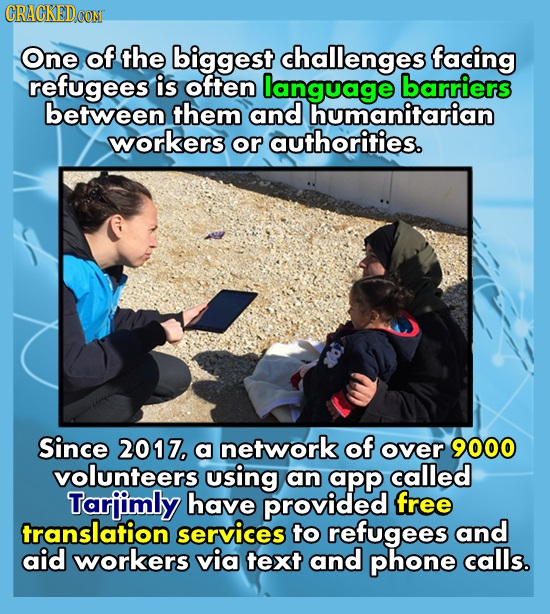 CRACKEDCON One of the biggest challenges facing refugees is often language barriers between them and humanitarian workers or authorities. Since 2017,