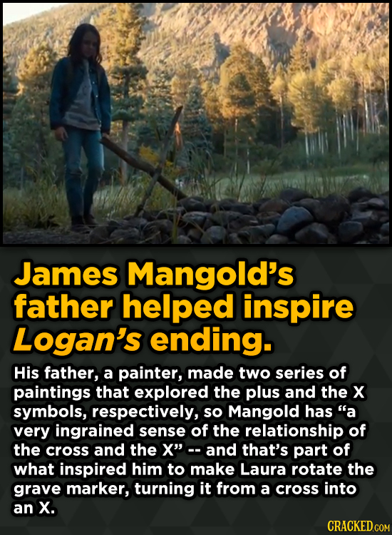 James Mangold's father helped inspire Logan's ending. His father, a painter, made two