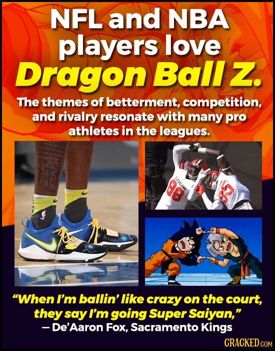 NFL and NBA players love Dragon Ballz. The themes of betterment, competition, and rivalry resonate with many pro athletes in the leagues. ONVTIAID Wh