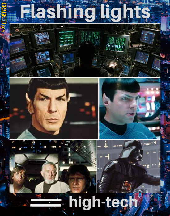 CRACKED COM Flashing lights high-tech