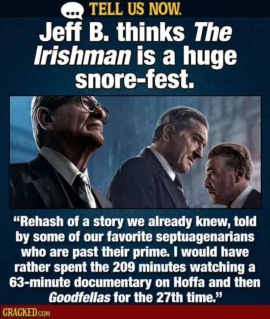 Tell Us Now: What Movie Or Show That The Critics Love Do ...