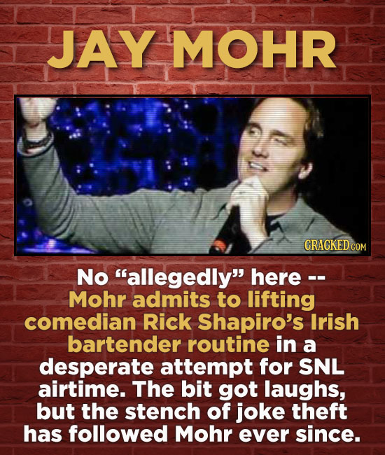 15 Comedians Who (Allegedly) Stole Jokes