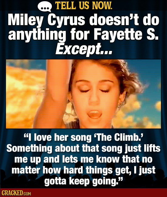 Tell Us Now: 21 Great Performances By Artists You Find To Be 'Meh'