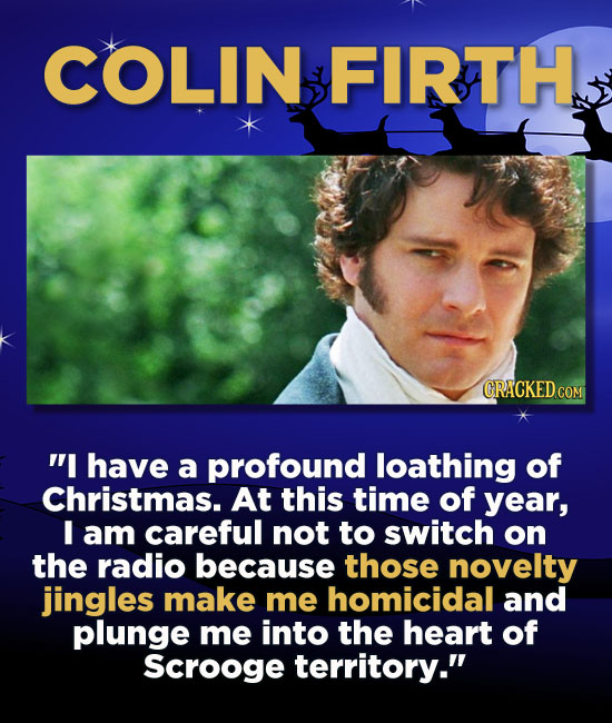 Bah Humbug: 12 Celebrity Grinches Who Hate Christmas