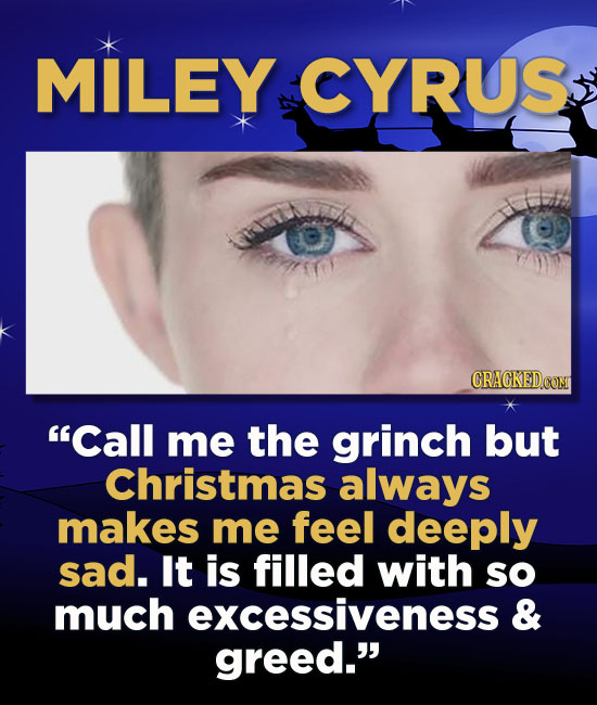 Bah Humbug: 12 Celebrity Grinches Who Hate Christmas