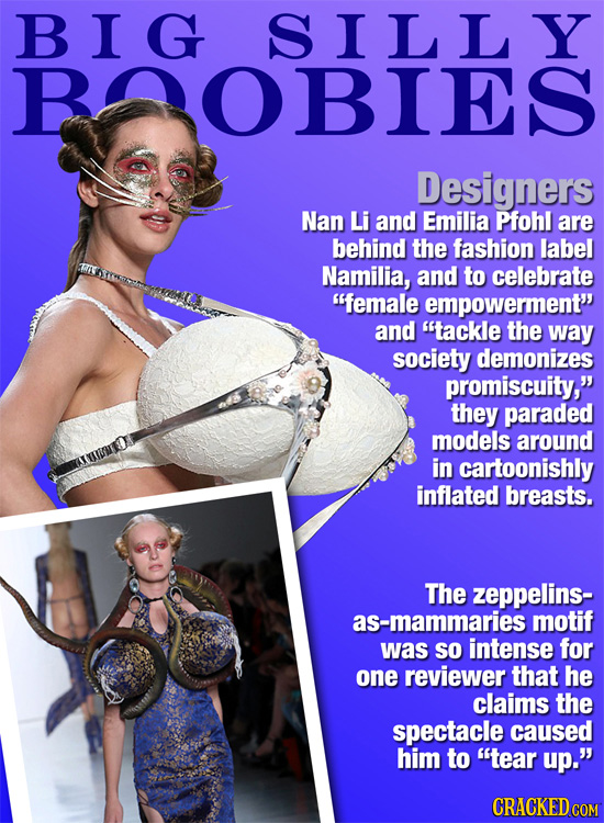 BIG SILLY ROOBIES Designers Nan Li and Emilia Pfohl are behind the fashion label Namilia, and to celebrate female empowerment aNd ackle the way soc