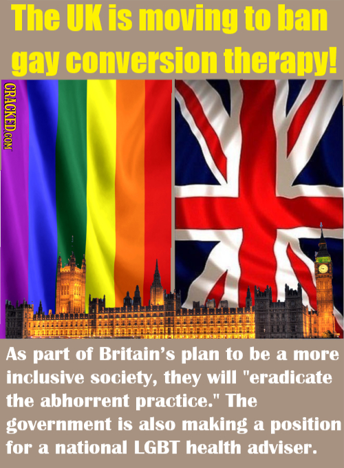 The UK is moving to ban gay conversion therapy! UIIS As part of Britain's plan to be a more inclusive society, they will eradicate the abhorrent prac