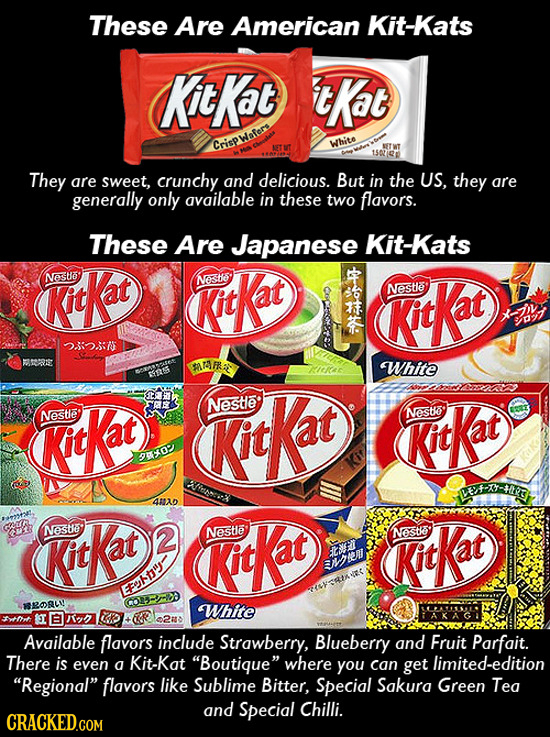 These Are American Kit-Kats Kt Kat tKat Crispwafers White NETWT 150 They are sweet, crunchy and delicious. But in the US, they are generally only avai