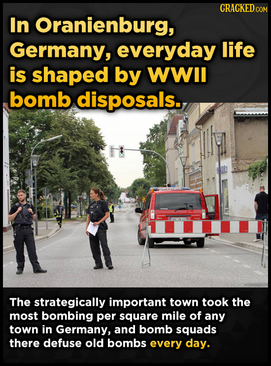 In Oranienburg, Germany, everyday life is shaped by WWII bomb disposals. SWRTS The strategically important town took the most bombing per square mile