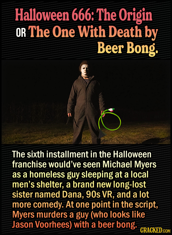 15 Bonkers Movie Sequels We Almost Got - Halloween 666: The Origin
The sixth installment in the Halloween franchise would’ve seen Michael Myers as a h