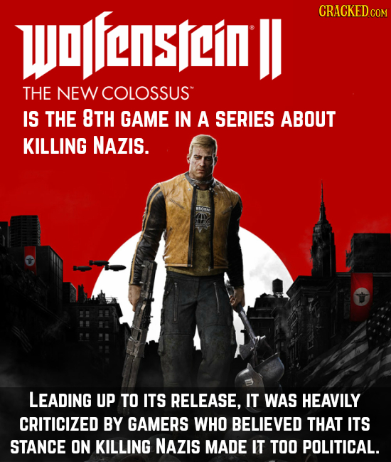 wapfenstlin ll CRACKEDc THE NEW COLOSSUS IS THE 8TH GAME IN A SERIES ABOUT KILLING NAZIS. LEADING UP TO ITS RELEASE, IT WAS HEAVILY CRITICIZED BY GAME