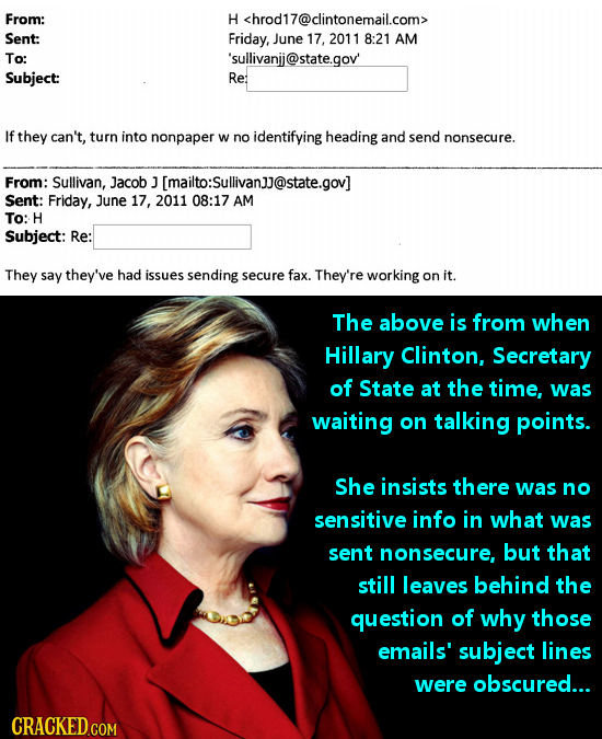 From: H <hrod17@clintonemail.com> Sent: Friday, June 17, 2011 8:21 AM To: 'sullivanjj@state.gov' Subject: Rer If they can't, turn into nonpaper W no i