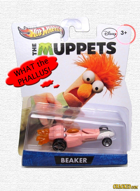 OWeers Disney 3+ MUPPETS THE the WHAT PHALLUS! AWEMSME BEAKER CRACKEDCON