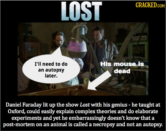 LOST CRACKED.CON I'll need to do His mouse is an autopsy dead later. Daniel Faraday lit up the show Lost with his genius he taught at Oxford, could ea