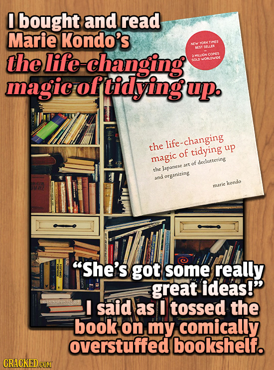 I bought and read Marie Kondo's NEW YORKTIMES life SELLER changing AEST the 2MLLION COPES SoLwoaLOWO magic of tidying upo life-changing the of tidying