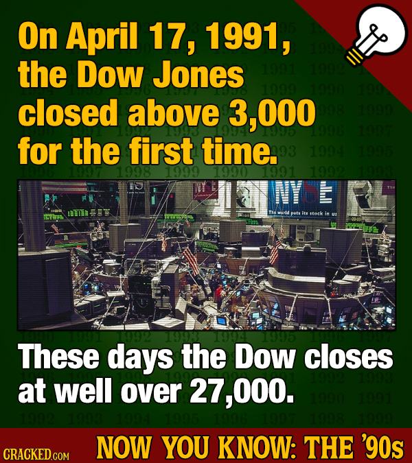 21 Amazing, Now-You-Know Things That Happened In The 1990s