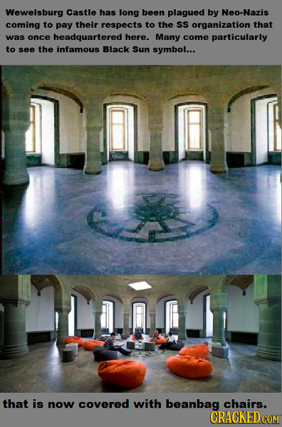 Wewelsburg Castle has long been plagued by Neo-Nazis coming to pay their respects to the SS organization that was once headquartered here. Many come p