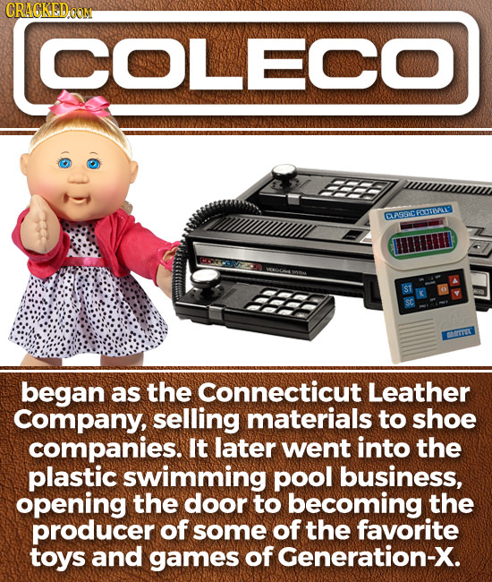 CRAGKEDOON ICOLECO EEEE CASSACFOOTERAL HH began as the Connecticut Leather Company, selling materials to shoe companies. It later went into the plasti