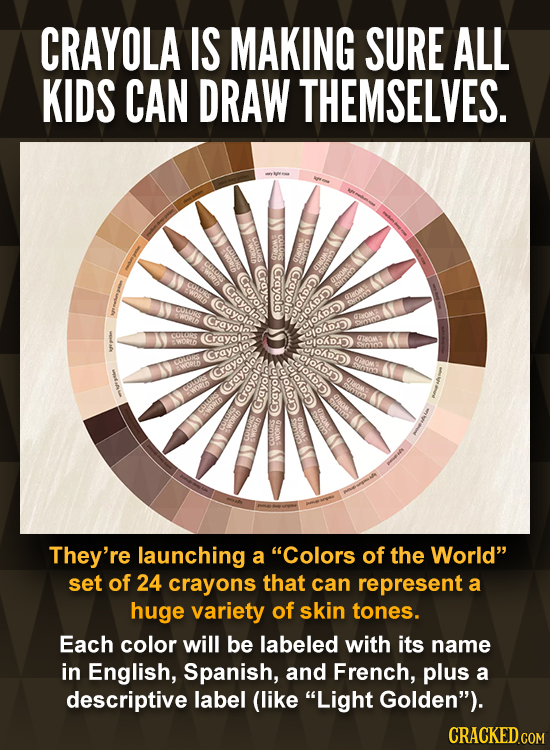 CRAYOLA IS MAKING SURE ALL KIDS CAN DRAW THEMSELVES. SWORD GULUO (Crayolo. Crayola (Crayoln Crayola (Crayole (Crayole: ORDAD) lofe Crayoln yiokdD) Cra