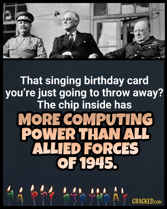 18 Birthday Facts, Happy Birthday To You