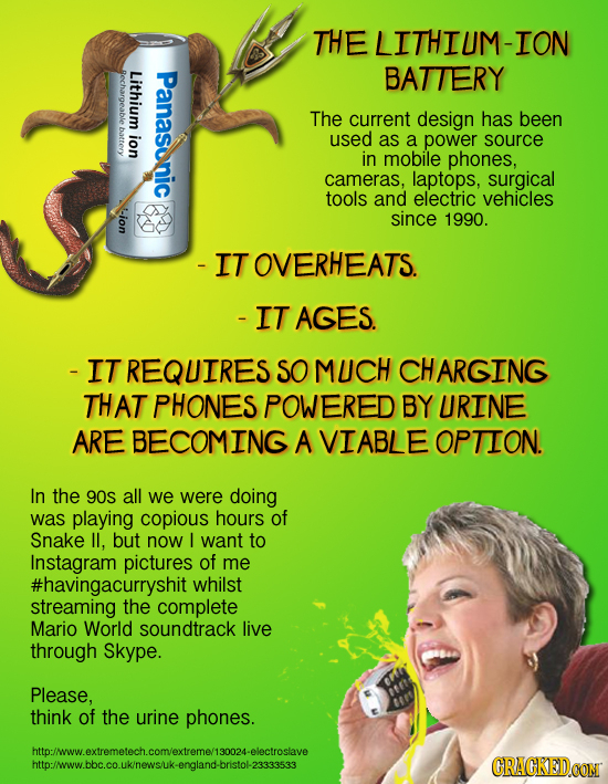 THE LITHIUM-IOI Bechargeable Lithium Panasonic BATTERY The current design has been battery ion used as a power source in mobile phones, cameras. lapto