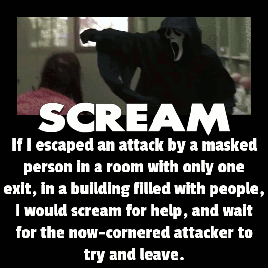 How Actual Human Beings Would React To Movie Situations