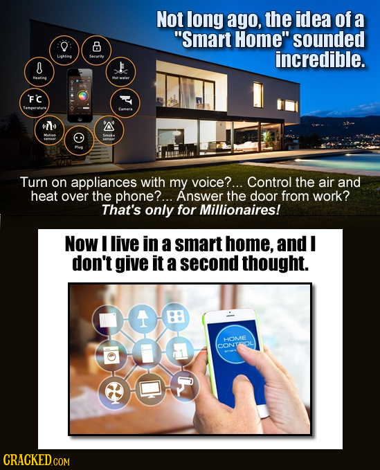 Not long ago, the idea of a Smart Home sounded 8 Lihtine Security incredible. Heatime Fc cmer CIY ' Turn on appliances with my voice?... Control the