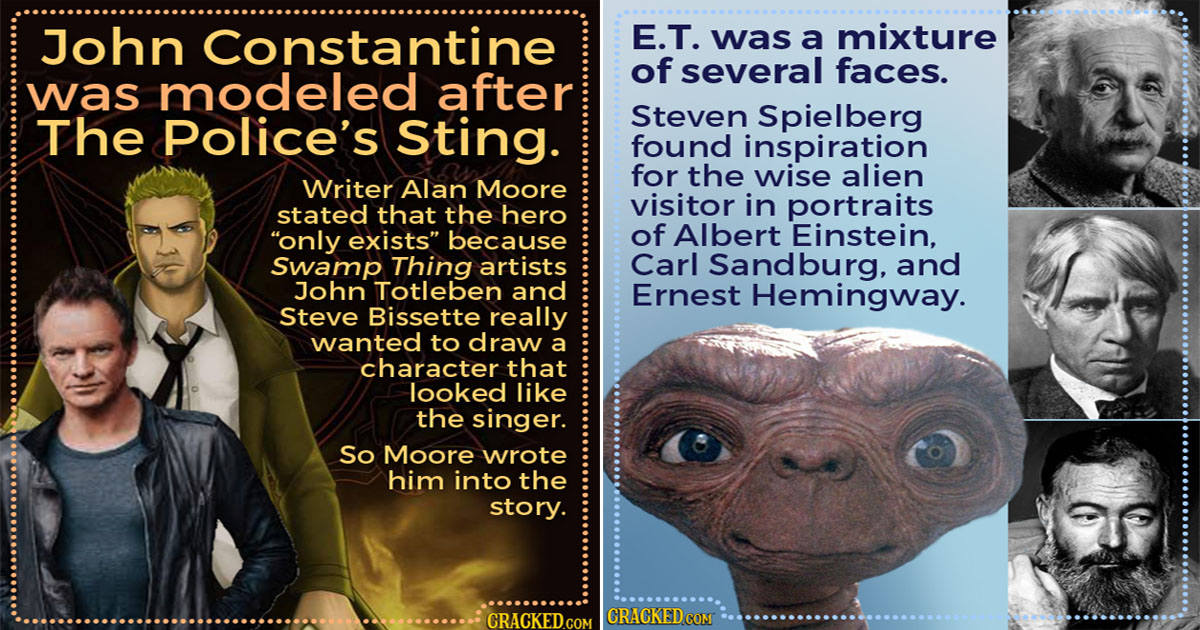 15 Characters (Secretly) Modeled After Celebs | Cracked.com