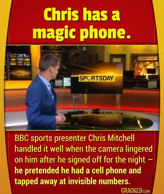 Hilarious Moments That Actually Happened On Live TV