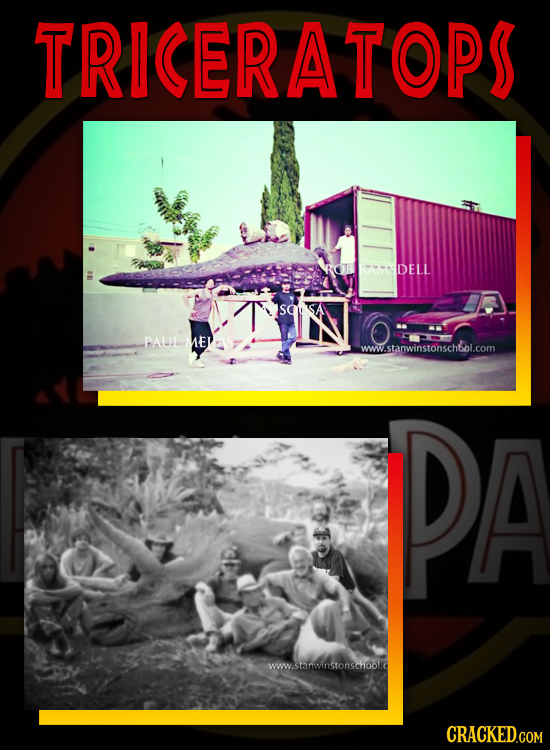 TRICERATOPS RORNDELL PAULMEI www.stanwinstonschbol.com PA ww.stanwinstonschool.d