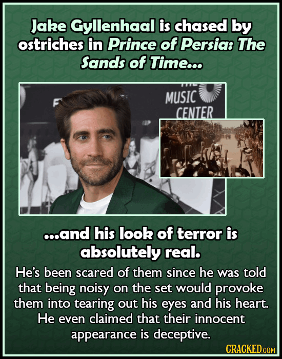 Actors Who Battled Their Worst Fears On The Job