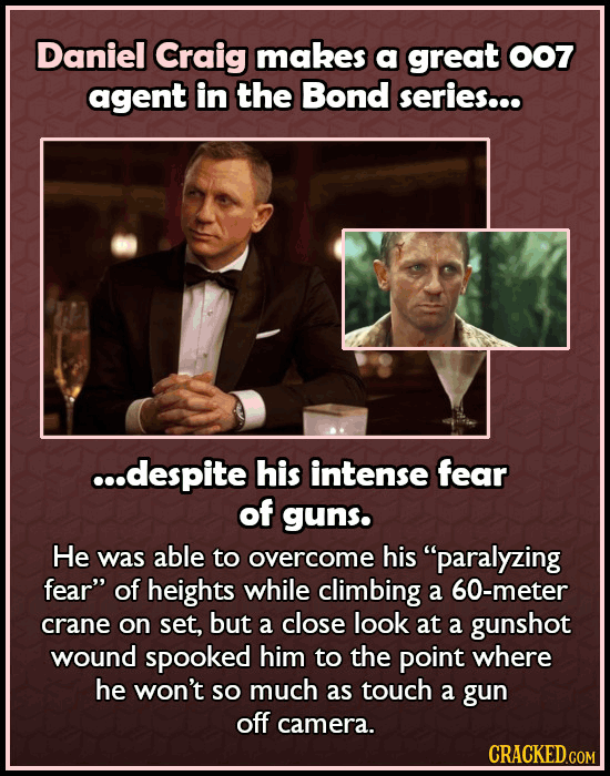 Actors Who Battled Their Worst Fears On The Job