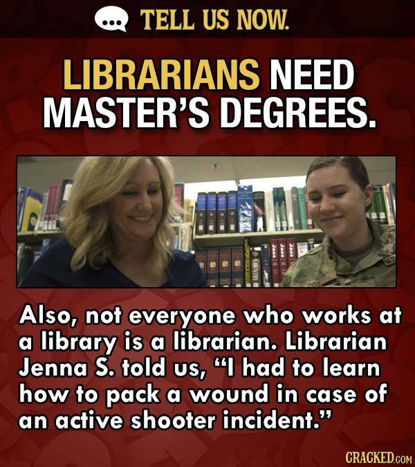 Tell Us Now: What About Your Job Surprises People?