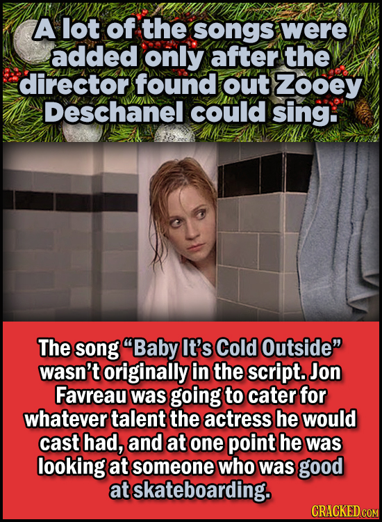 23 Son Of A Nutcracker Facts About The Christmas Classic Elf - A lot of the songs were added only after the director found out Zooey Deschanel could s