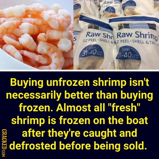 Raw Sh 40 EZ 40 waterronast Raw Shri Raw Shrimp S EZ PEEL SHELL & Z PEEL SHELL & E Larse 31-40 Large COUNT PERL 31-40 COUNT VER LR Buying unfrozen shr