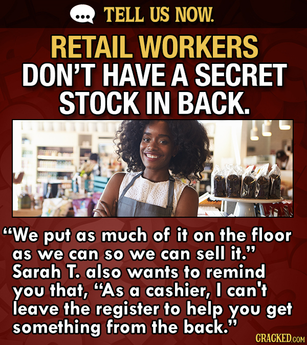 Tell Us Now: What About Your Job Surprises People?