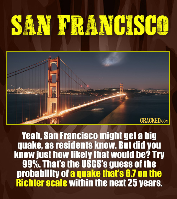 15 Places That Could Get Destroyed By Blockbuster-Grade Disasters Any Day Now